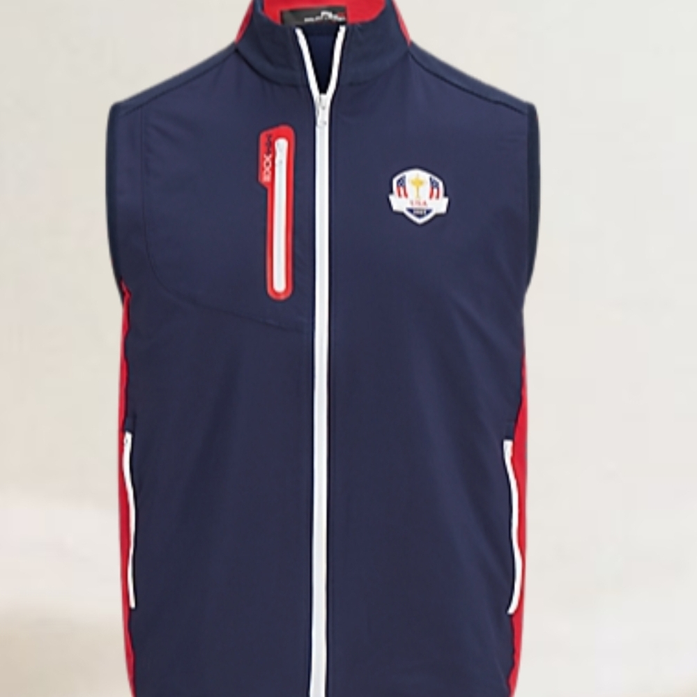 Ralph Lauren Navy Blue U.S. Ryder Cup Uniform Vest RLX